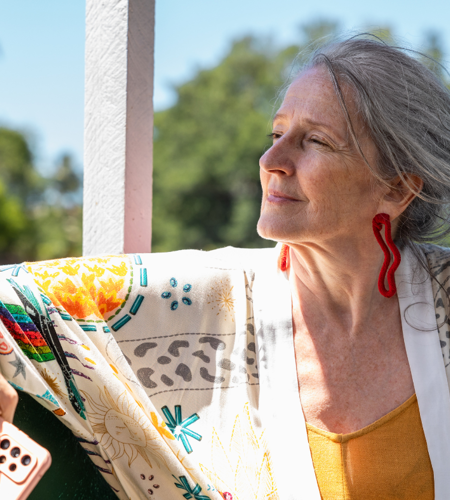 Older Woman With Phone