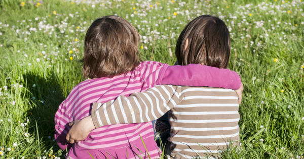 Children Sitting Together